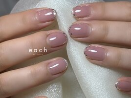 ラメフレンチ