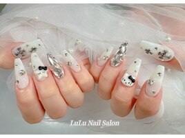 ホワイトパーツ放題ネイル