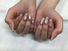 ネイルルーム 千美(room)/マグネットフレンチネイル