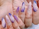 大理石風ネイル