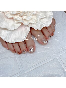ルシエル(LeCiel)/フットお勧めデザインネイル