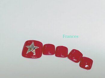 フランセス(Frances)/フット　星ネイル