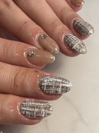 ツイードネイル