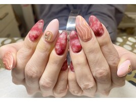 ガーリー☆ニュアンスネイル