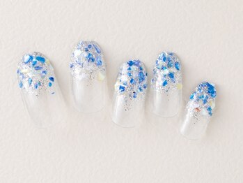 ティアリーネイル コレットマーレ店(Tiary Nail)/涼し気シェルネイル♪