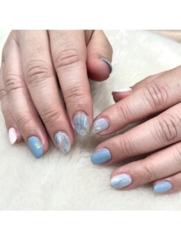 夏先取りネイル