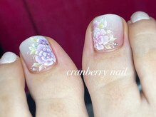 クランベリーネイル 所沢駅前店(cranberry nail)/フットネイルデザイン
