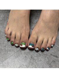 メロンソーダネイル