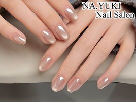 キラキラネイル初夏マーメイド