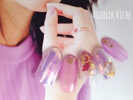 【オーロラネイル】