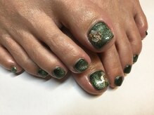 ラウト デコレーションアンドネイルサロン(Lauto Decoration&Nail Salon)/グリーンフットネイル