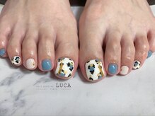 ネイルアトリエルカ(nail atelier LUCA)/M-476 大人レオパードネイル