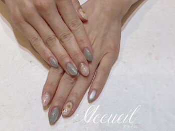 アクイユ 銀座店(ACCUEIL)/ひまわりネイル