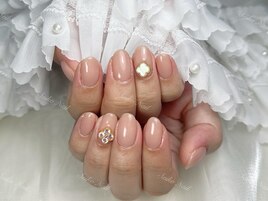 ワンカラーパーツネイル