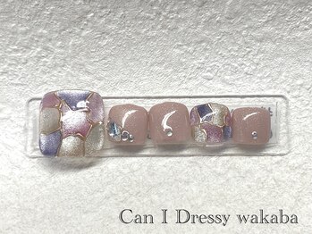 キャンアイドレッシー 若葉(Can I Dressy)/【フット定額ネイル　¥6390】