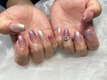 ネイルモア 藤が丘店(nail mor.)/パールグラデ