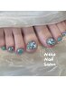 【フットネイル】定額☆ワンホンネイル☆トレンドデザイン　¥9800→¥7380