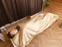 体の内側からしっかりと温めいきます。たくさん汗をかきます。