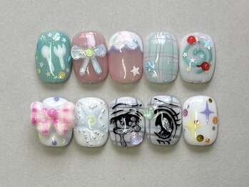 ネイルアンドアイラッシュ アールイー(Re)/Free Art 8800,11000