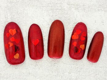 ネイルエイム(Nail eim)/ハートホロ★シースルー★マグ