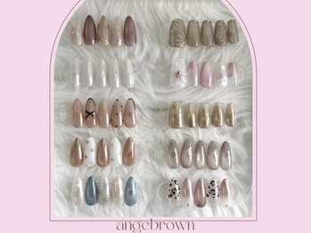アンジュブラウン(angebrown)の写真/ワンホン.韓国系デザインが大好評◎1席のプライベートサロンでじっくり相談しながら理想のお爪を叶えます♪