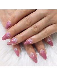 ピンクグラデ☆