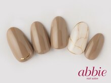 ネイルサロン アビー グランデュオ蒲田店(abbie)/シンプル大理石 ￥8668