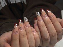 エルビーネイルシェリー 天王寺店(LB.nail cherie)/フレンチ/長さだしロングネイル