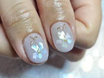 お花ネイル【岡山】