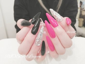 リオッサ オブ ラグーン(RIOSSA of Lagoon)/パールネイル&埋め尽くし