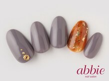 ネイルサロン アビー グランデュオ蒲田店(abbie)/べっ甲ネイル ￥8800