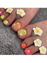 アリー ネイル スタジオ(Ary nail studio)/グレープフルーツネイル