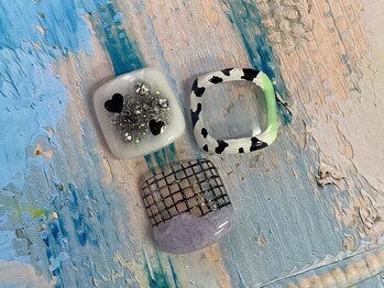 ハローネイル(Hello! Nail)/フット親指デザイン