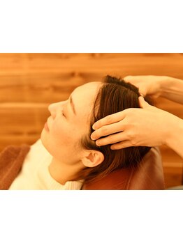 ヘッドスパで癒されたい