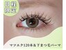 指名料なし【 6/11・13予約限定 】フラットラッシュ120本×下まつパ ¥8000