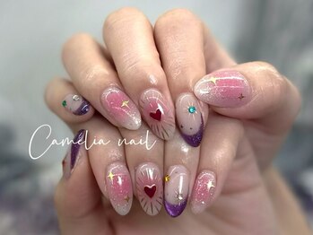 カメリア(Camelia)の写真/【SNSで流行のデザインはお任せ下さい】豊富なデザインを叶えられる!当店で見るたびに気分が上がる指先に☆