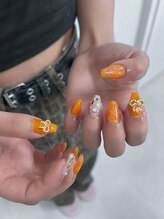 シロン ネイル(SHILON NAIL)/Orange nail ＊