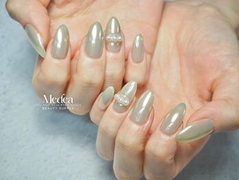 ペールグリーン&オーロラミラー