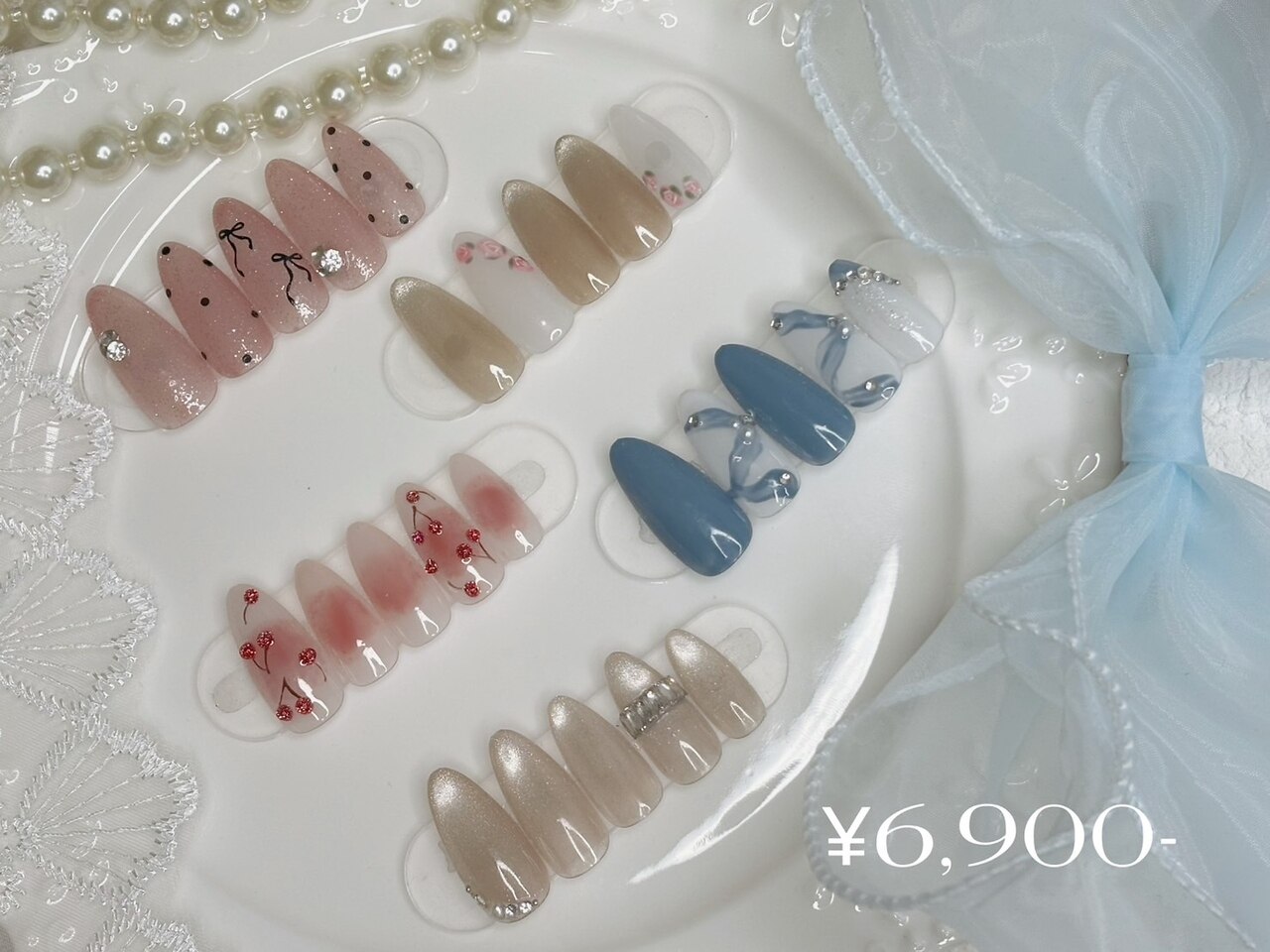 迷ったらコレ◎韓国風/ガーリー定額デザイン￥6900 ※初回オフ無料（80分）