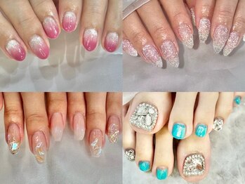 アリイネイルズ(ALII Nails)の写真/定額ネイル¥8000~/フット定額ネイル¥9500~!ジェルが初めての方にも◎【定額ネイル/マグネット/色変更OK】