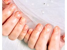 ブーケ(Bouquet)/定額デザインシンプルももネイル