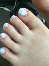 ネルネルネイル(nel nel nail)/フットエンボスジェルネイル