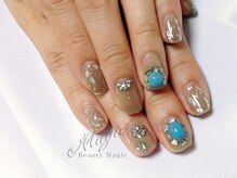 ネイルサロン ビューティーマジック 川口店/ ターコイズネイル