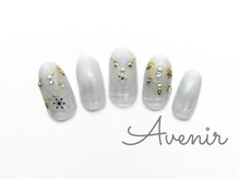 アヴィニール 表参道(Avenir)/オーナメントクリスマスネイル