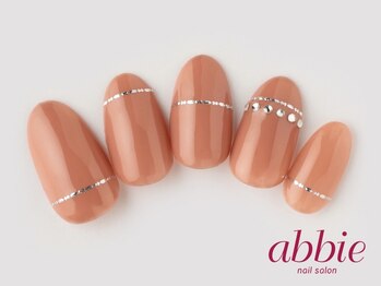 ネイルサロン アビー グランデュオ蒲田店(abbie)/飾りラインネイル ￥9614