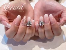 アクイユ 銀座店(ACCUEIL)/ピンクでじゅわっとネイル☆