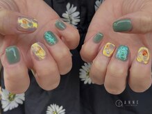 アンネ 東心斎橋店(ANNE)/【パラジェル】天然石ネイル