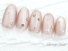 ラグジュアリー ネイルズ(Luxury Nails)/キラキラ◇マグ&スワロ