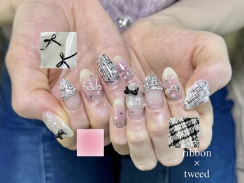 ツイードネイル