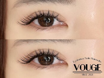 ヴォーグ(VOUGE)の写真/忙しい朝もメイク時間を大幅短縮！高持続技術で理想のボリュームをキープ♪ワンランク上の仕上がりを実感◎